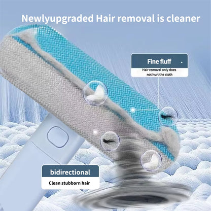 Pet Hair Remover Tool 4-In-1 Reusable Lint Brush for Dog Cat Fur Removal on Couch Carpet Clothes Bed Furniture Car Upholstery