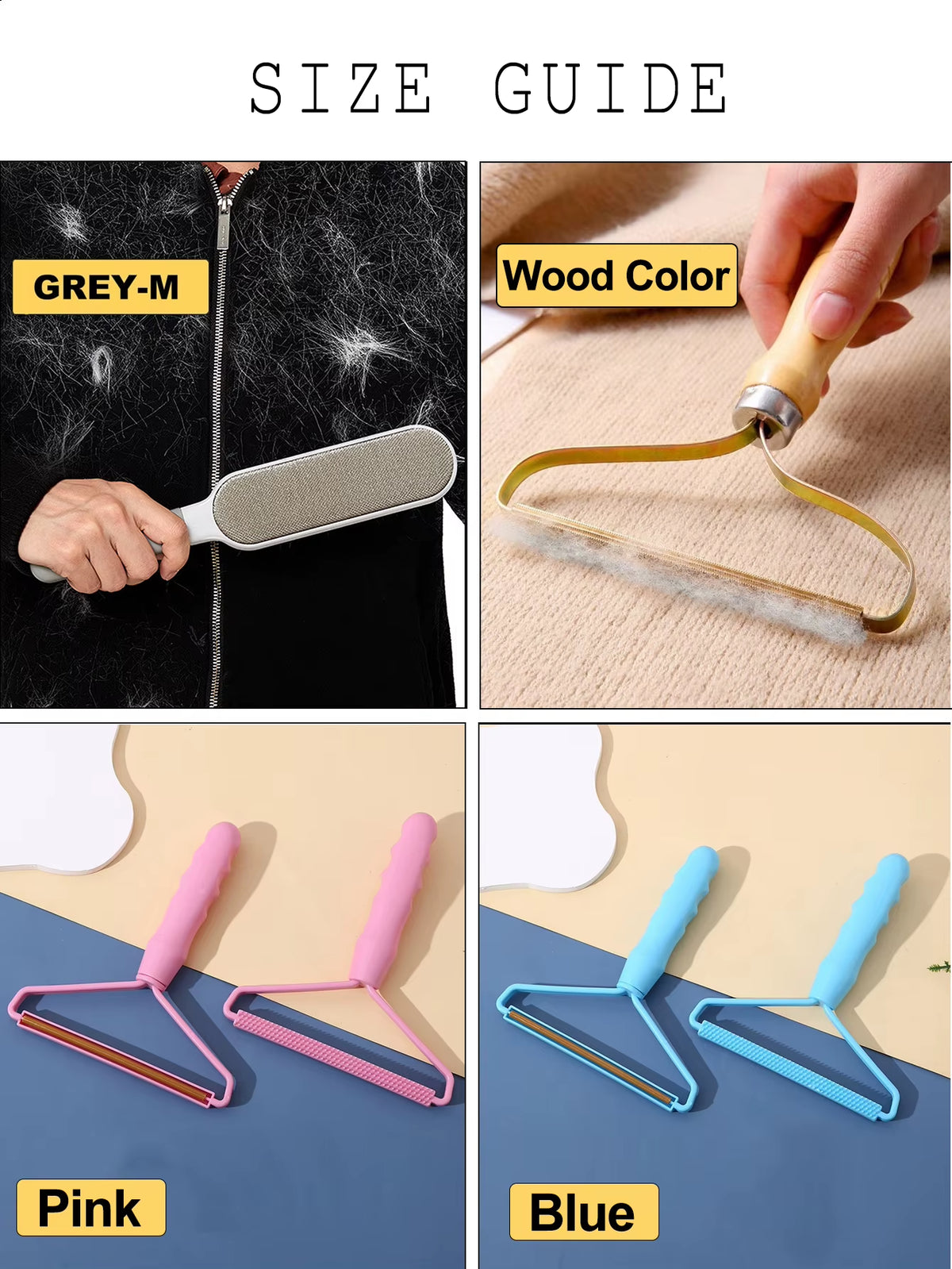 Pet Hair Remover, Manual Electrostatic Sticky Lint Brush,Portable for Cat, Dog,Clothing, Sofa,Furniture, Carpet Cleaning