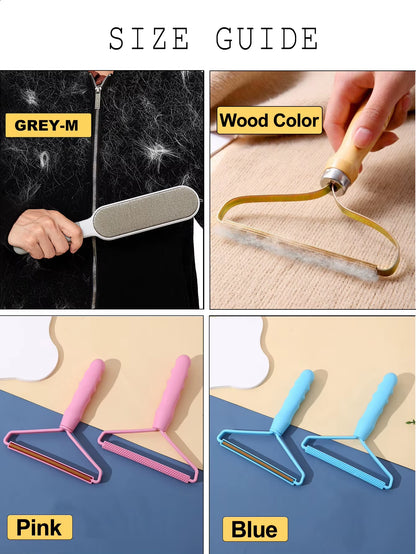Pet Hair Remover, Manual Electrostatic Sticky Lint Brush,Portable for Cat, Dog,Clothing, Sofa,Furniture, Carpet Cleaning