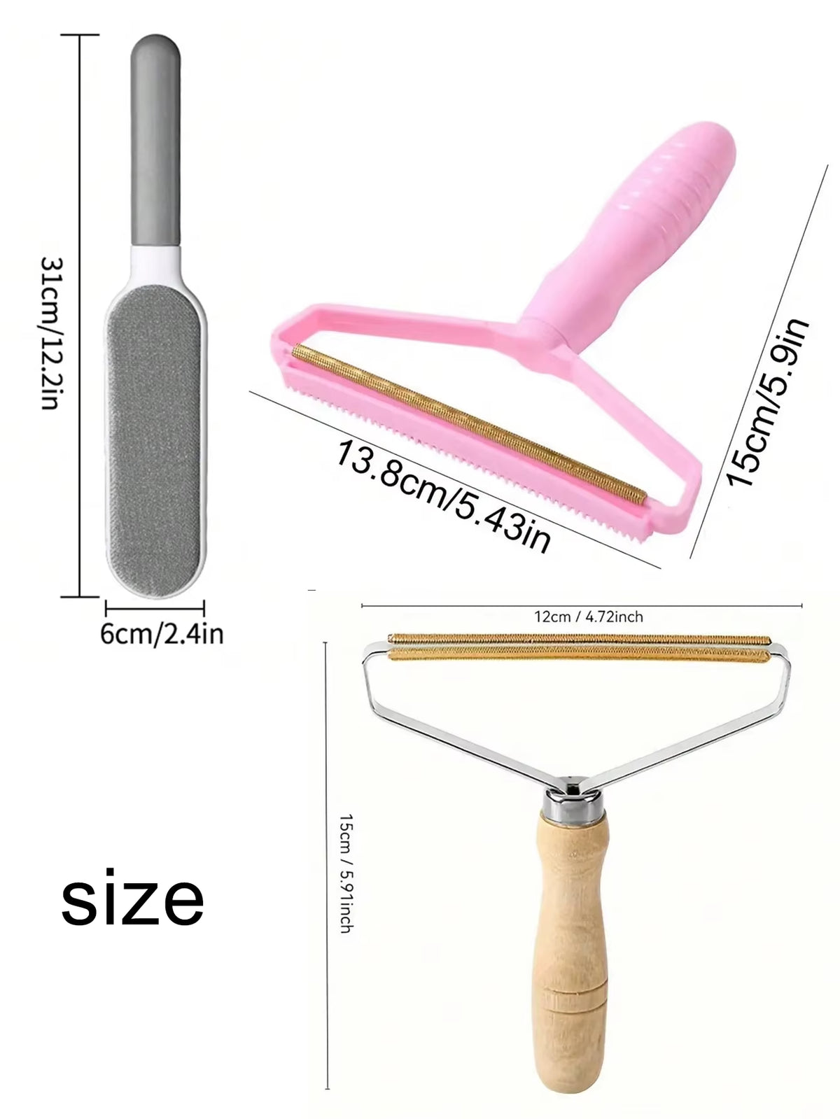 Pet Hair Remover, Manual Electrostatic Sticky Lint Brush,Portable for Cat, Dog,Clothing, Sofa,Furniture, Carpet Cleaning