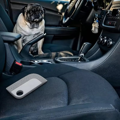 Car Interior Pet Hair Remover Brush Soft Rubber High Viscosity Curved Scraper Tool Cat Dog Fur Home Auto Seat Carpet Cleaning